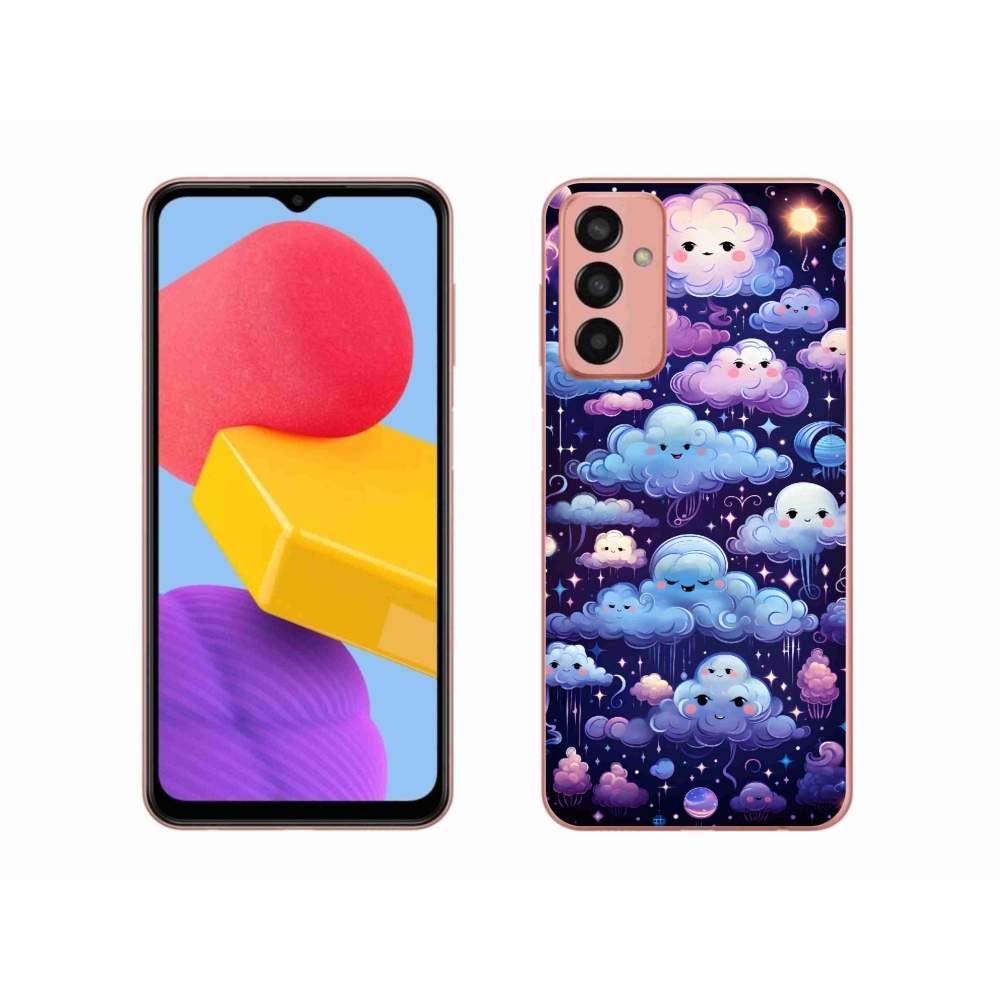 Gél borítás mmCase Samsung Galaxy M13 - felhőkhöz