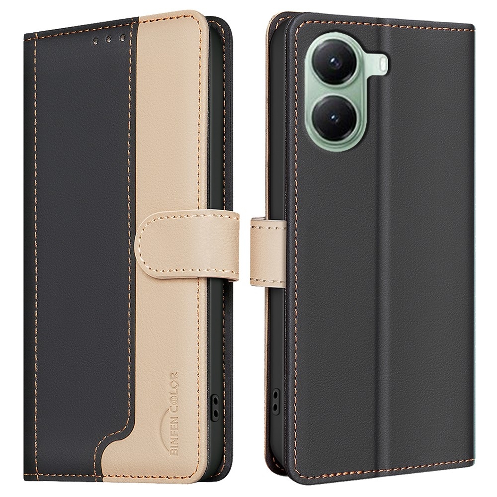 BNF DUO könyvtáska Xiaomi Poco X7 Pro 5G - fekete