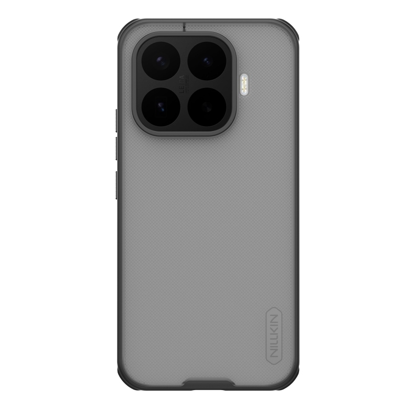 Nillkin Super Frosted PRO hátsó tok a Xiaomi 17T-hez, átlátszó fekete