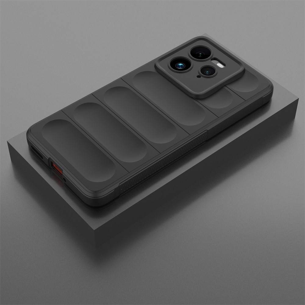 Rugg tartós zselés tok a Realme GT 7 Pro 5G készülékhez - fekete