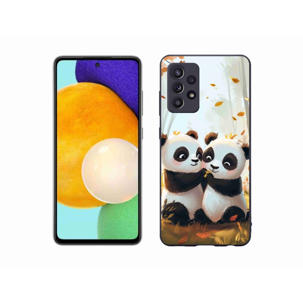 Zselés borítás mmCase Samsung Galaxy A52s 5G - pandák