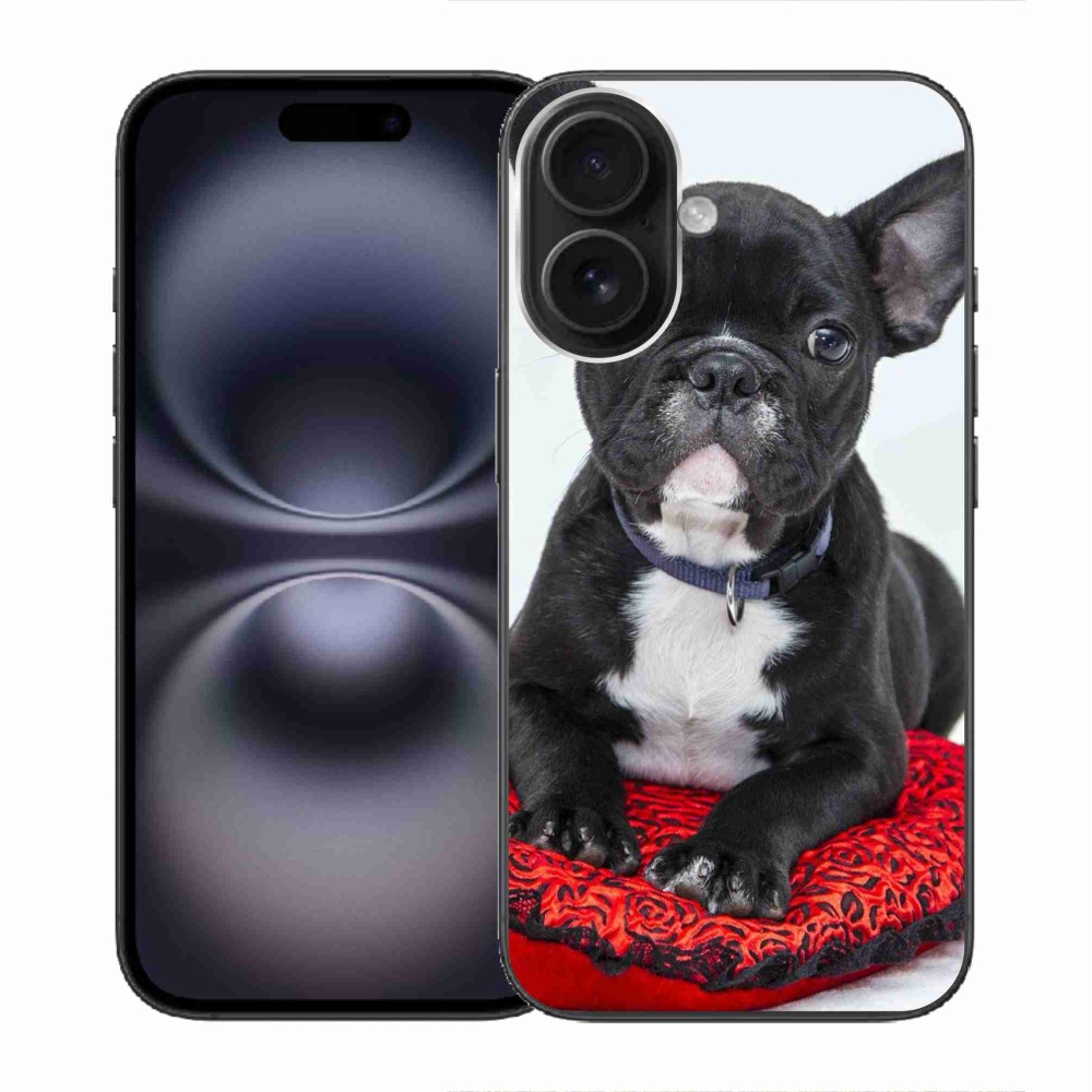 Gél tok mmCase iPhone 16 készülékhez - bulldog