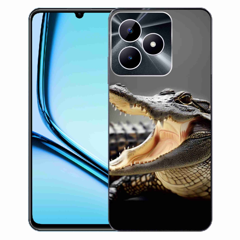 Zselés borító mmCase a Realme Note 50 készülékhez - krokodil