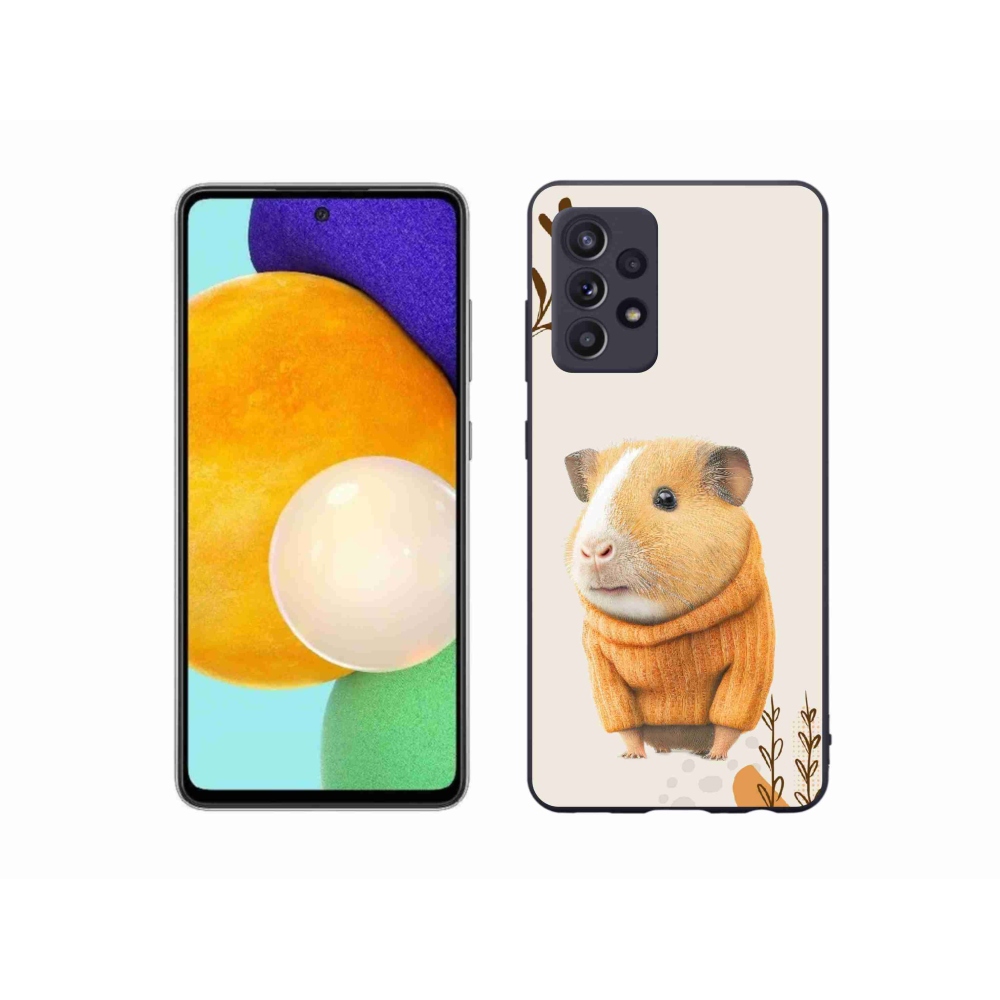 Zselés borítás mmCase Samsung Galaxy A52/A52 5G - tengerimalac pulóverben