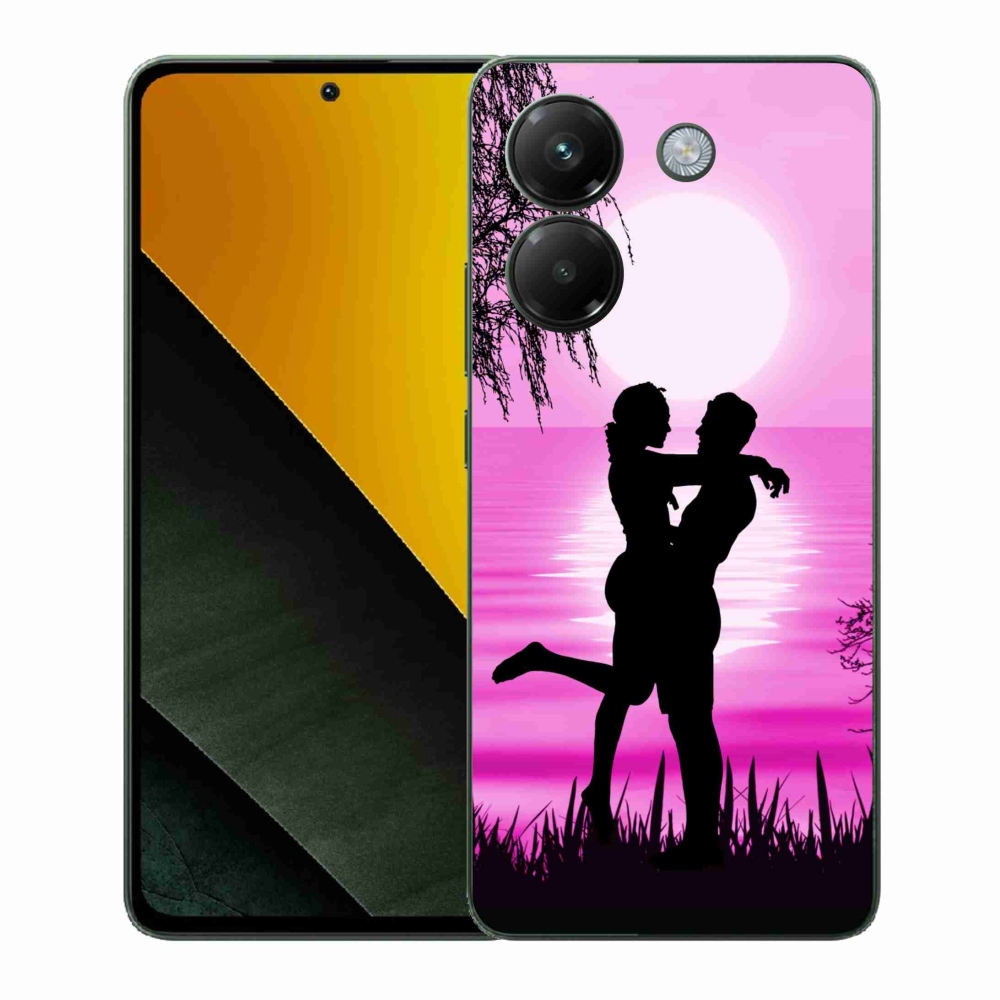 Gél borítás mmCase a Xiaomi Poco M7 Pro 5G-hez - naplemente