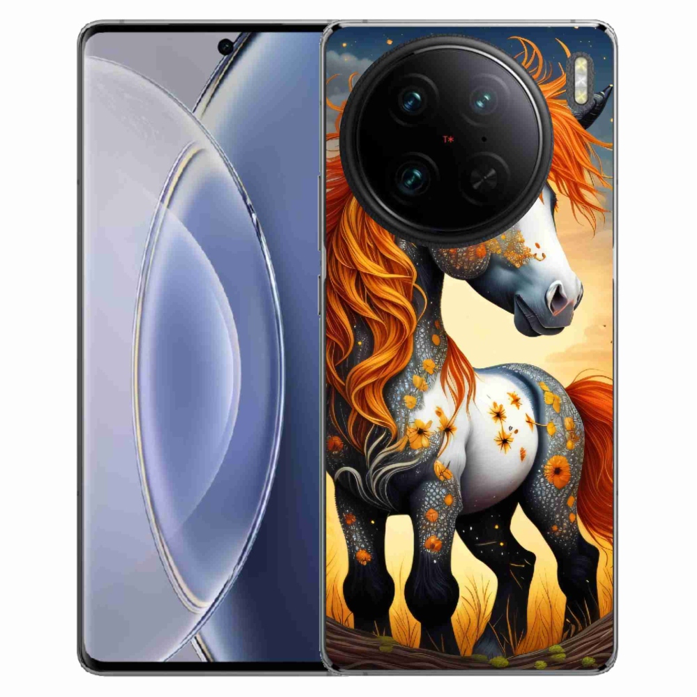 Zselés borítás mmCase a Vivo X90 Pro készülékhez - színes póni