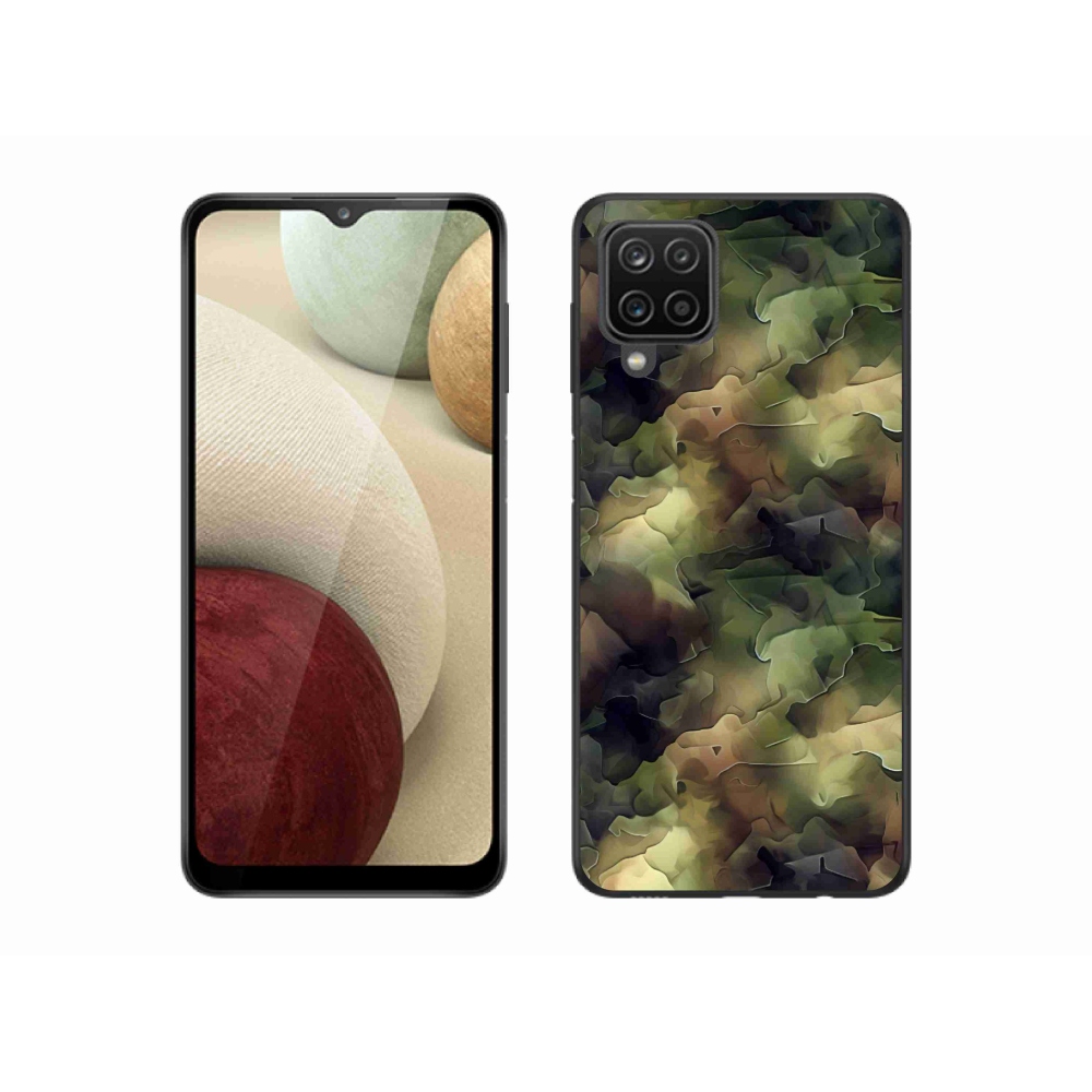 Zselés borítás mmCase Samsung Galaxy M12 készülékhez - terepszínű minta 10