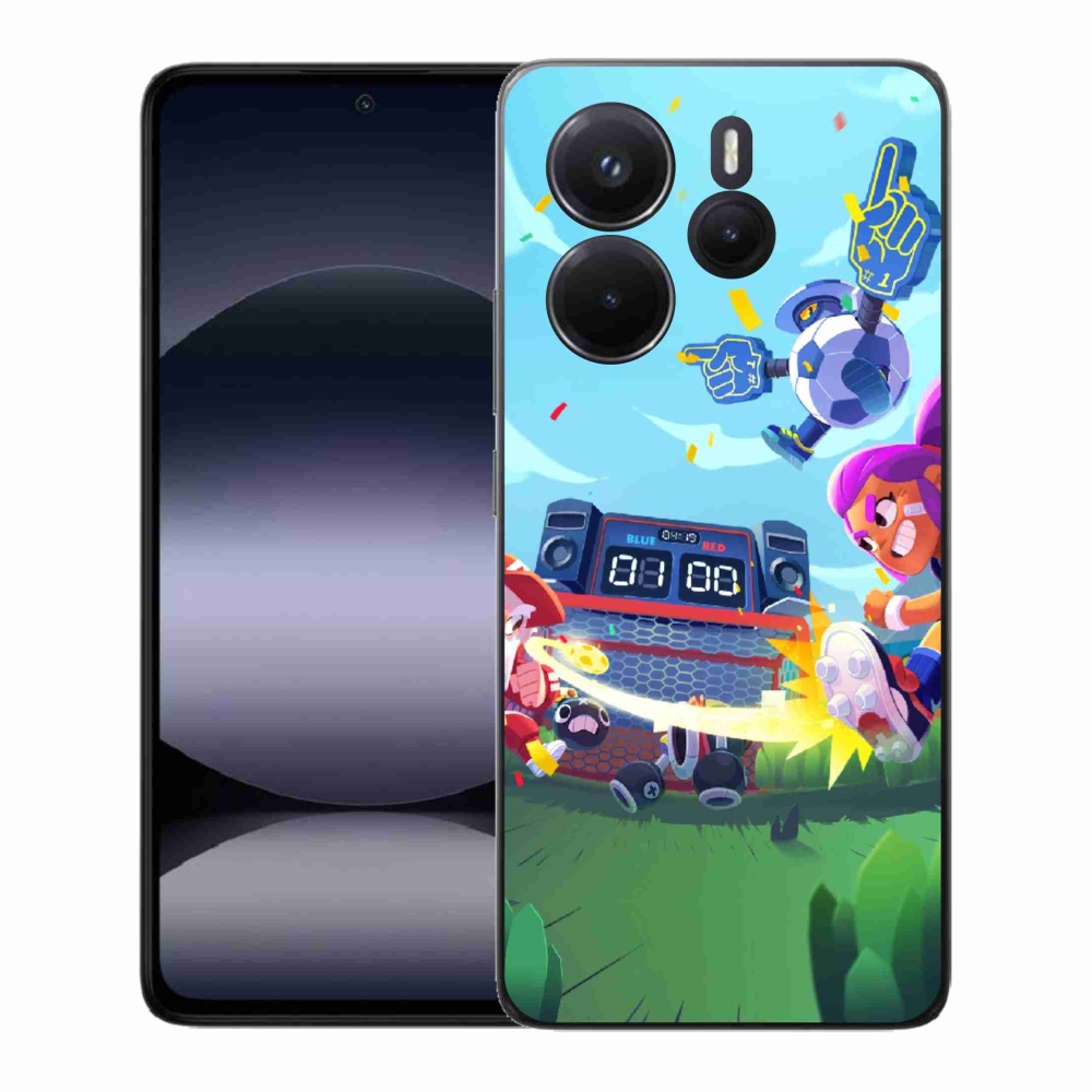 Gél borítás mmCase a Xiaomi Redmi Note 14-hez - verekedés csillagok 1