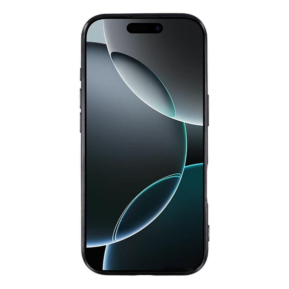 Veins gél tok védőüveggel az iPhone 18 Pro Max/17 Pro Max kamerájához – fekete