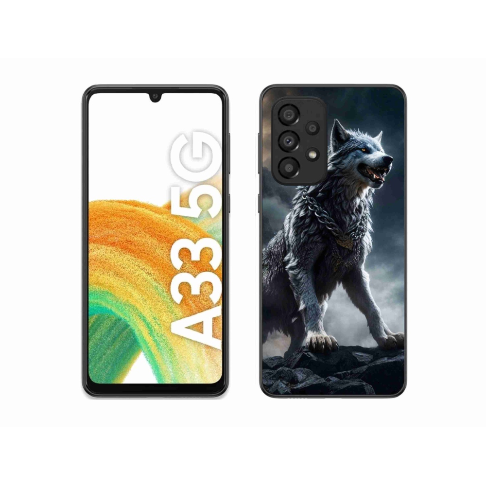 Gél védőburkolat mmCase Samsung Galaxy A33 5G - farkas 1