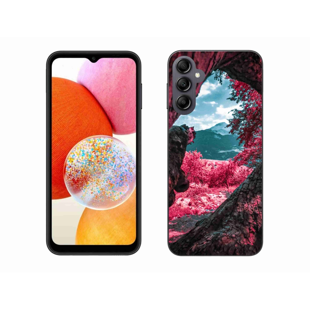 Zselés borítás mmCase Samsung Galaxy A14 4G/5G - hegyi kilátás