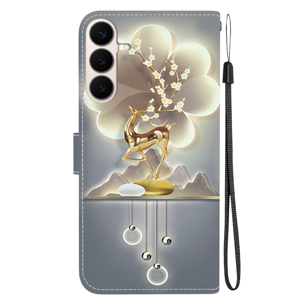 Sokoldalú könyvformájú tok a Samsung Galaxy S26 FE-hez – sika szarvas
