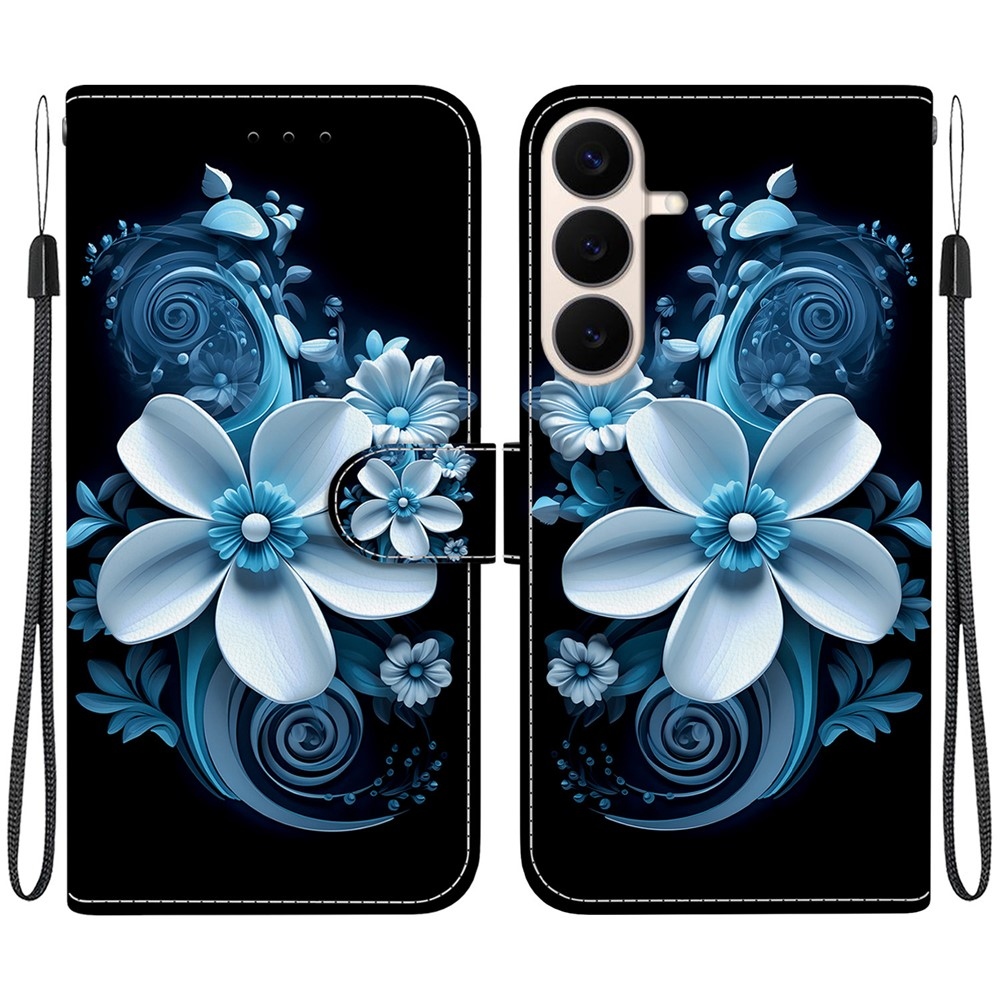 Sokoldalú könyvformájú tok a Samsung Galaxy S26 FE-hez – orchidea
