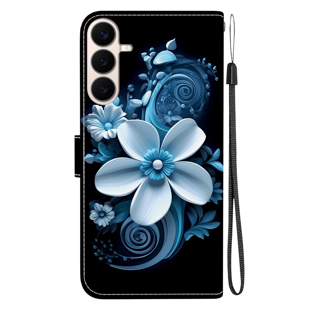 Sokoldalú könyvformájú tok a Samsung Galaxy S26 FE-hez – orchidea