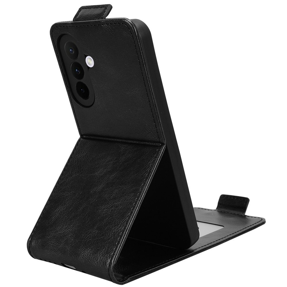 Vert flip tok Samsung Galaxy A27 készülékhez - fekete