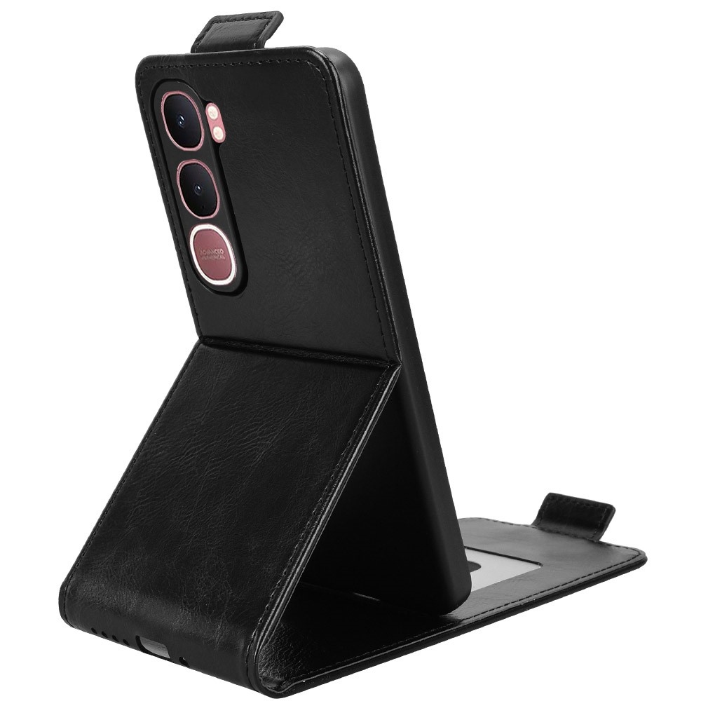 Vert flip tok a Vivo Y21d/Vivo Y31 5G készülékhez - fekete