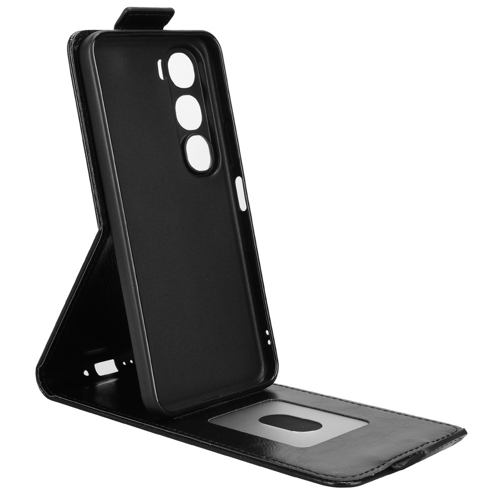 Vert flip tok a Vivo Y21d/Vivo Y31 5G készülékhez - fekete