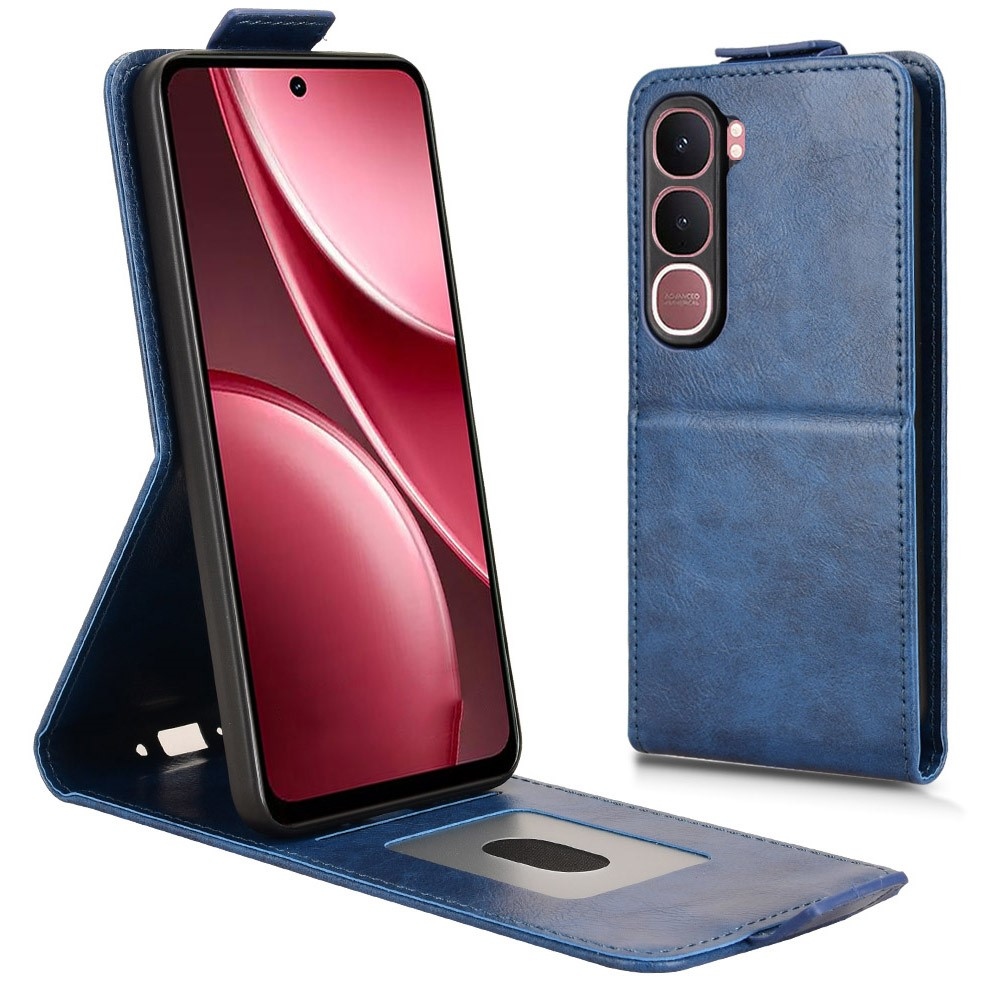 Vert flip tok a Vivo Y21d/Vivo Y31 5G készülékhez - kék