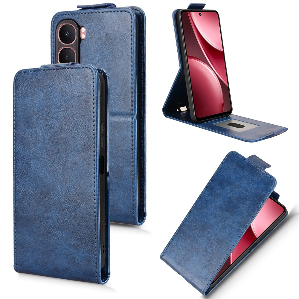 Vert flip tok a Vivo Y21d/Vivo Y31 5G készülékhez - kék