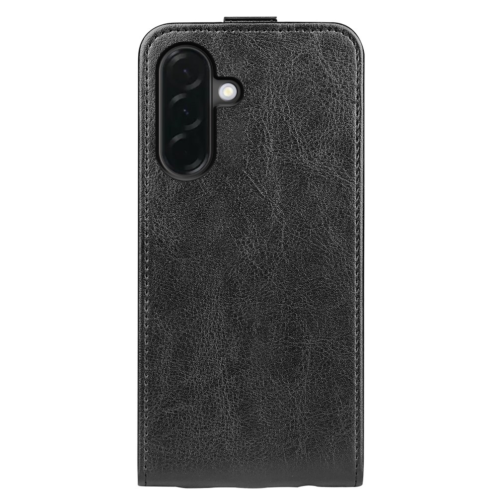 Függőleges könyvtáska Samsung Galaxy A37 5G készülékhez - fekete