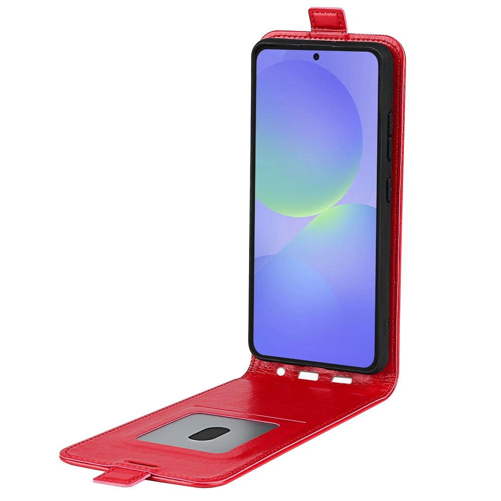 Függőleges könyvtáska Samsung Galaxy A37 5G - piros