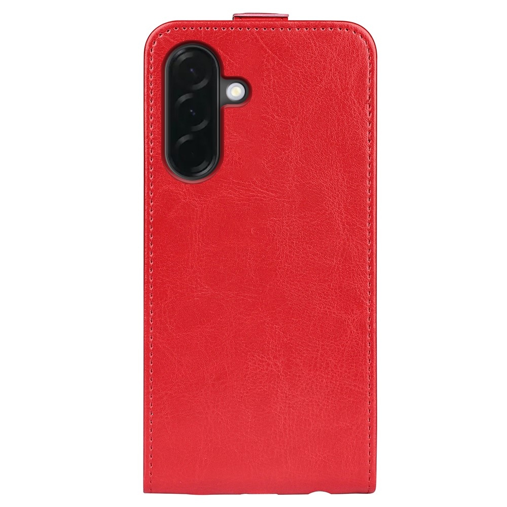 Függőleges könyvtáska Samsung Galaxy A37 5G - piros