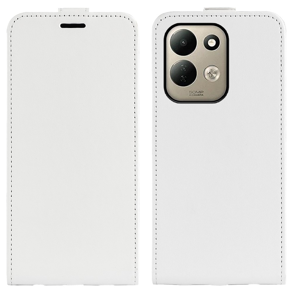 Vertical könyvformájú tok a Xiaomi Redmi 17 4G/5G-hez – fehér