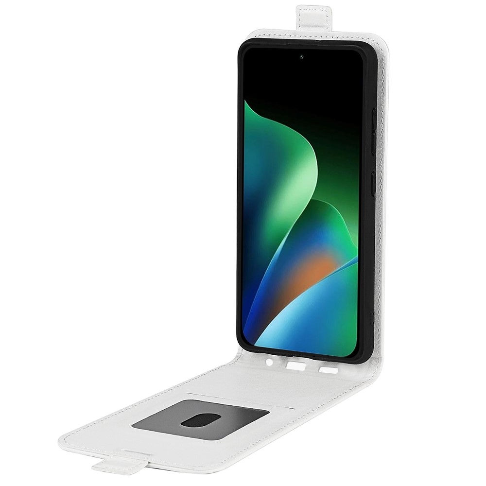 Vertical könyvformájú tok a Xiaomi Redmi 17 4G/5G-hez – fehér