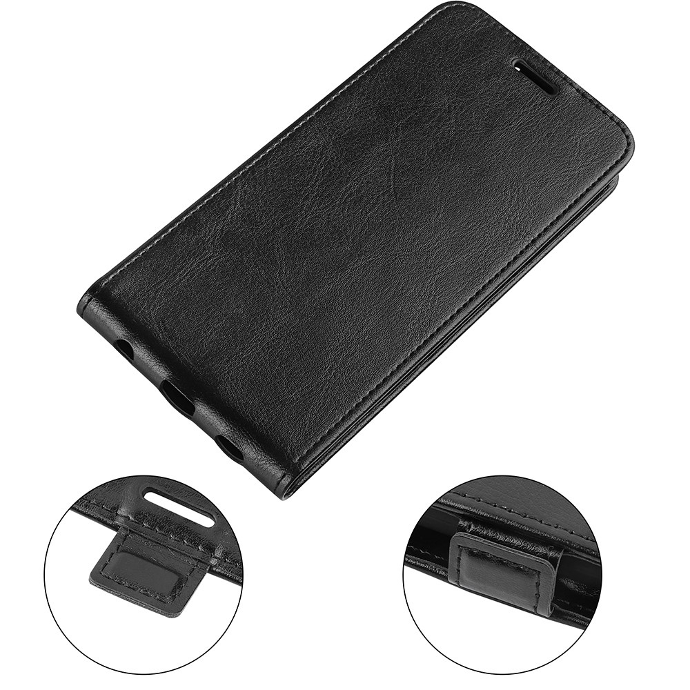 Vertical könyvformájú tok a Xiaomi Redmi 17 4G/5G-hez – fekete