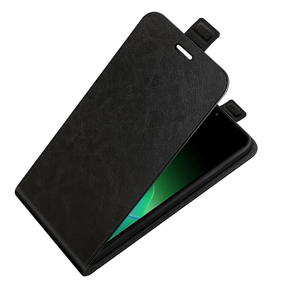 Vertical könyvformájú tok a Xiaomi Redmi 17 4G/5G-hez – fekete