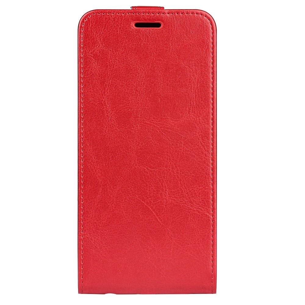 Vertical könyvhátlapos tok a Xiaomi Redmi 17 4G/5G-hez – piros