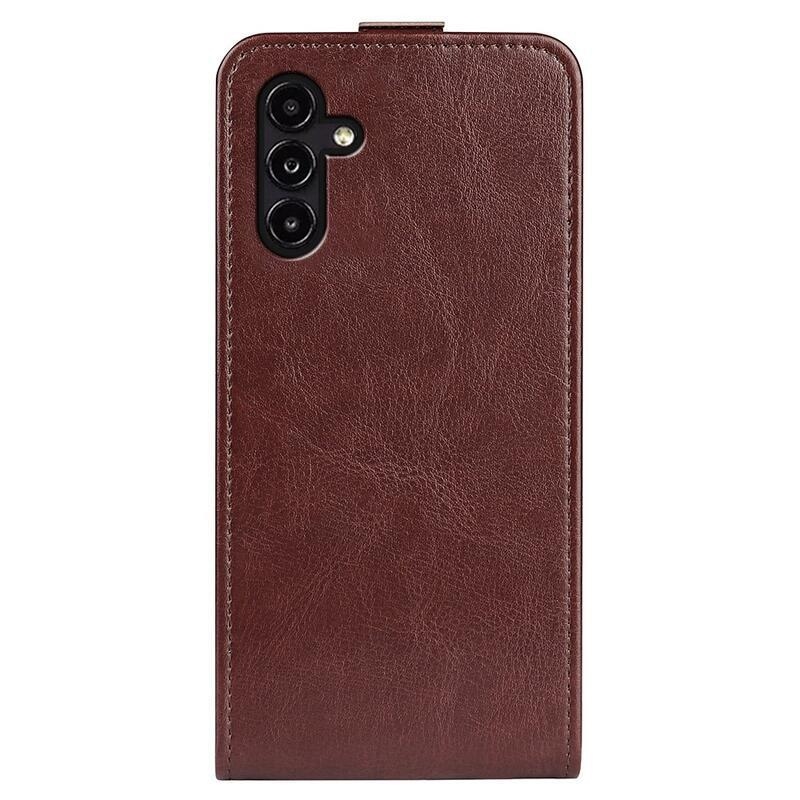Függőleges pénztárca tok Samsung Galaxy A14 4G/5G készülékhez - barna