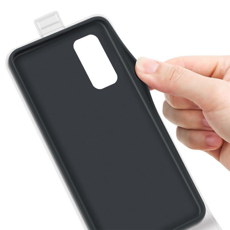 Függőleges PU bőr pénztárca tok Xiaomi Redmi Note 11 4G/Note 11S 4G - fehér