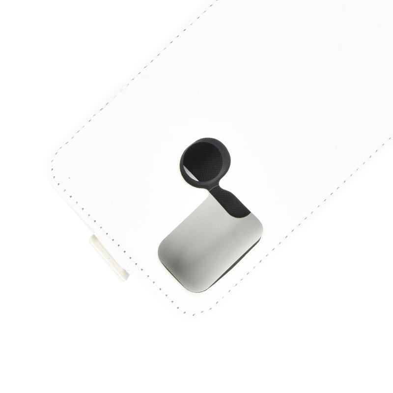 Függőleges PU bőr tok a Honor 9A-hoz - fehér