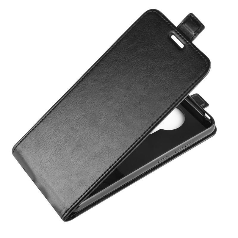 Függőleges PU bőr mobiltáska Nokia 5.3 - fekete