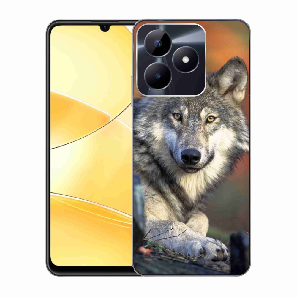 Gél tok mmCase a Realme C51/C53 készülékhez - farkas