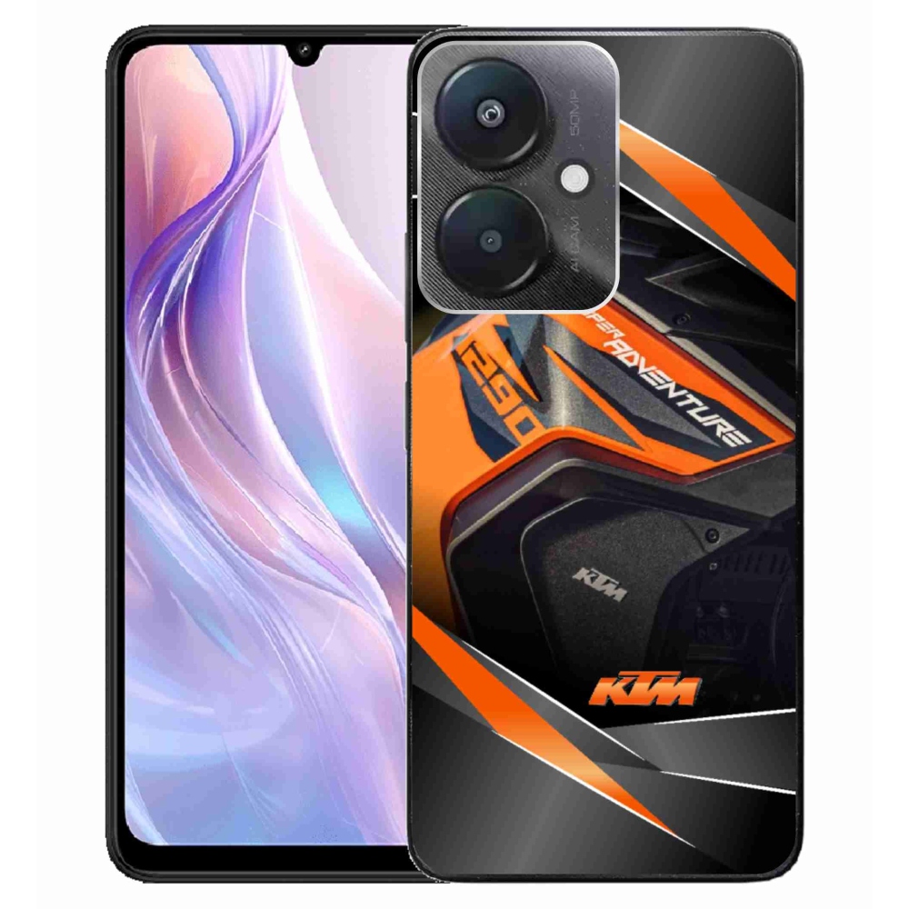 Gél borítás mmCase a Xiaomi Redmi 13C 5G-hez - motoros ktm