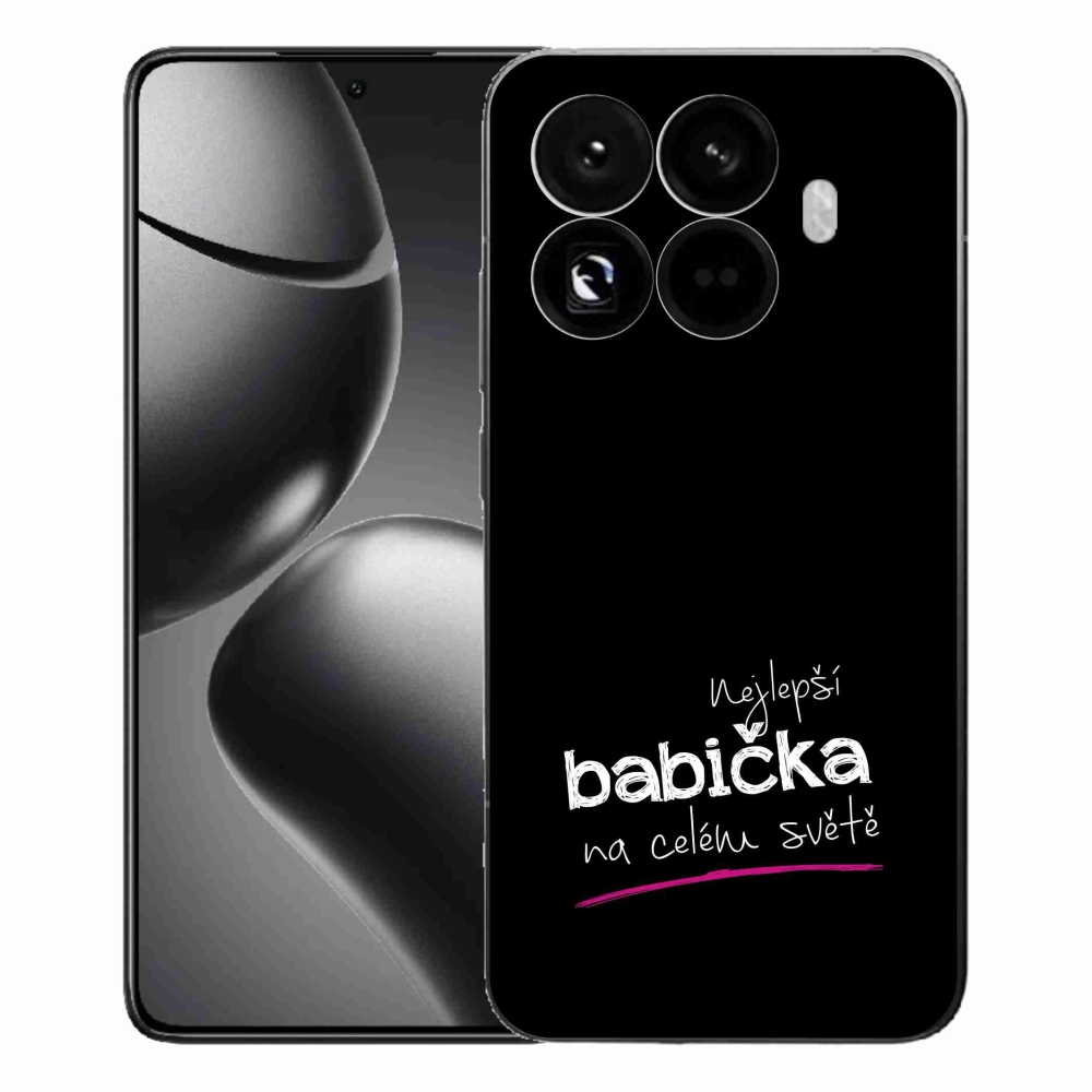 Gél borító mmCase a Xiaomi 15T Pro - a legjobb nagymama 4 fekete háttérrel