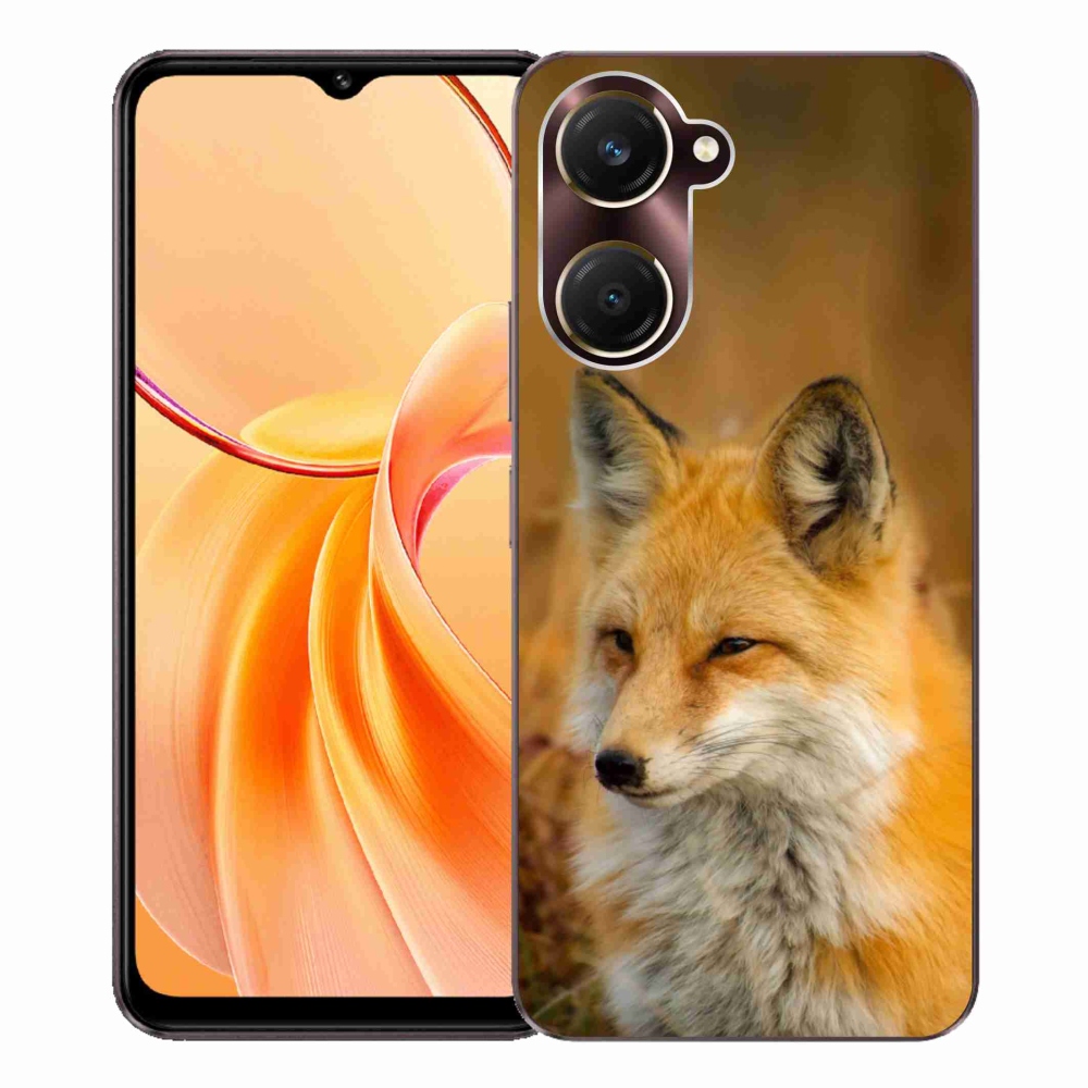 Zselés borítás mmCase a Vivo Y28s 5G-hez - róka