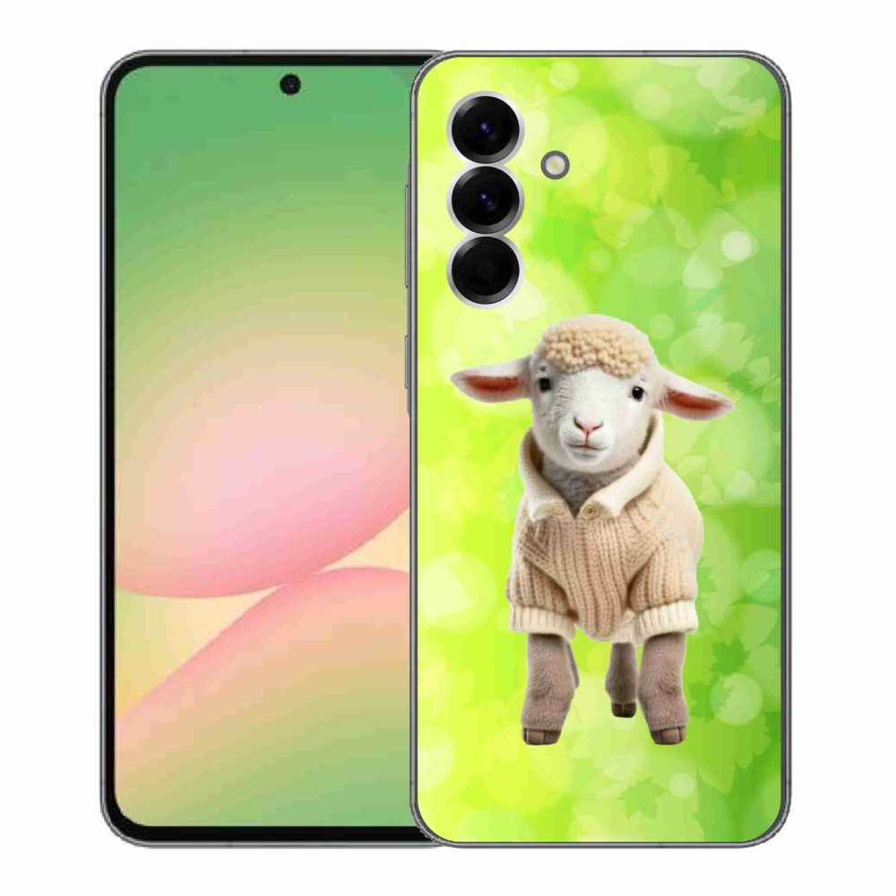 Zselés borítás mmCase Samsung Galaxy A56 5G - bárány pulóverben