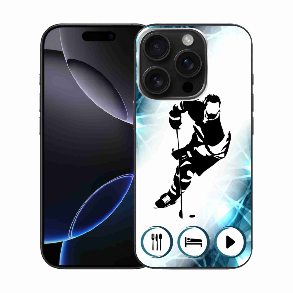 Zselés borítás mmCase iPhone 16 Pro készülékhez - hoki 1