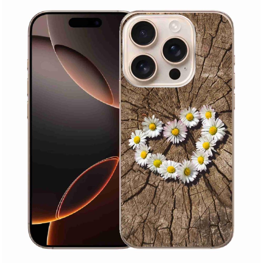 Gél borítás mmCase iPhone 16 Pro Max készülékhez - Százszorszép szív