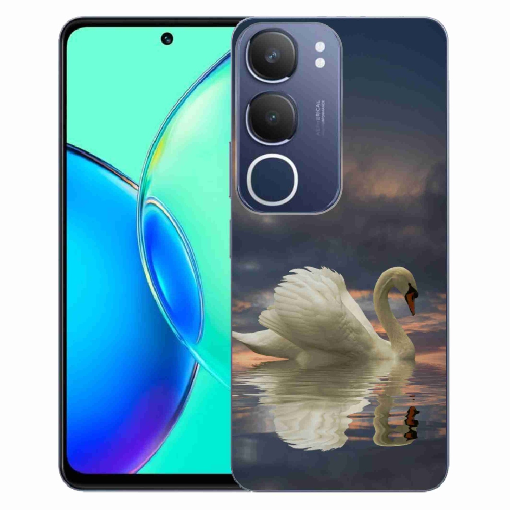 Gél védőburkolat mmCase a Vivo Y19s készülékhez - hattyú