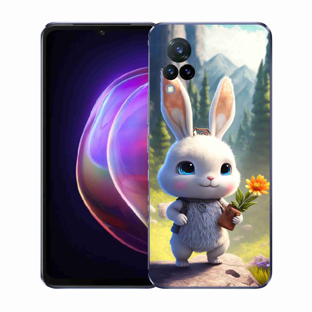 Gél borítás mmCase a Vivo V21 4G/5G készülékhez - aranyos nyuszi