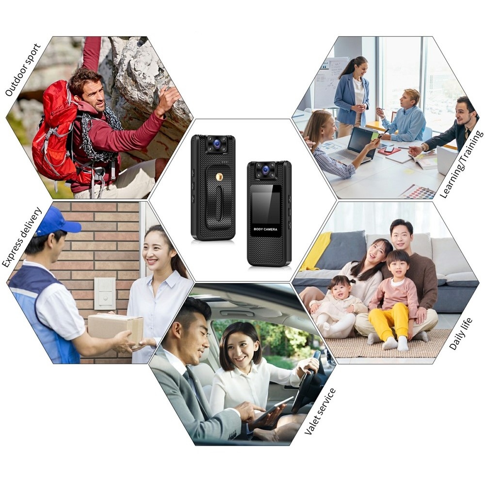 M11-A 4K akciókamera forgatható objektívvel és éjjellátó funkcióval