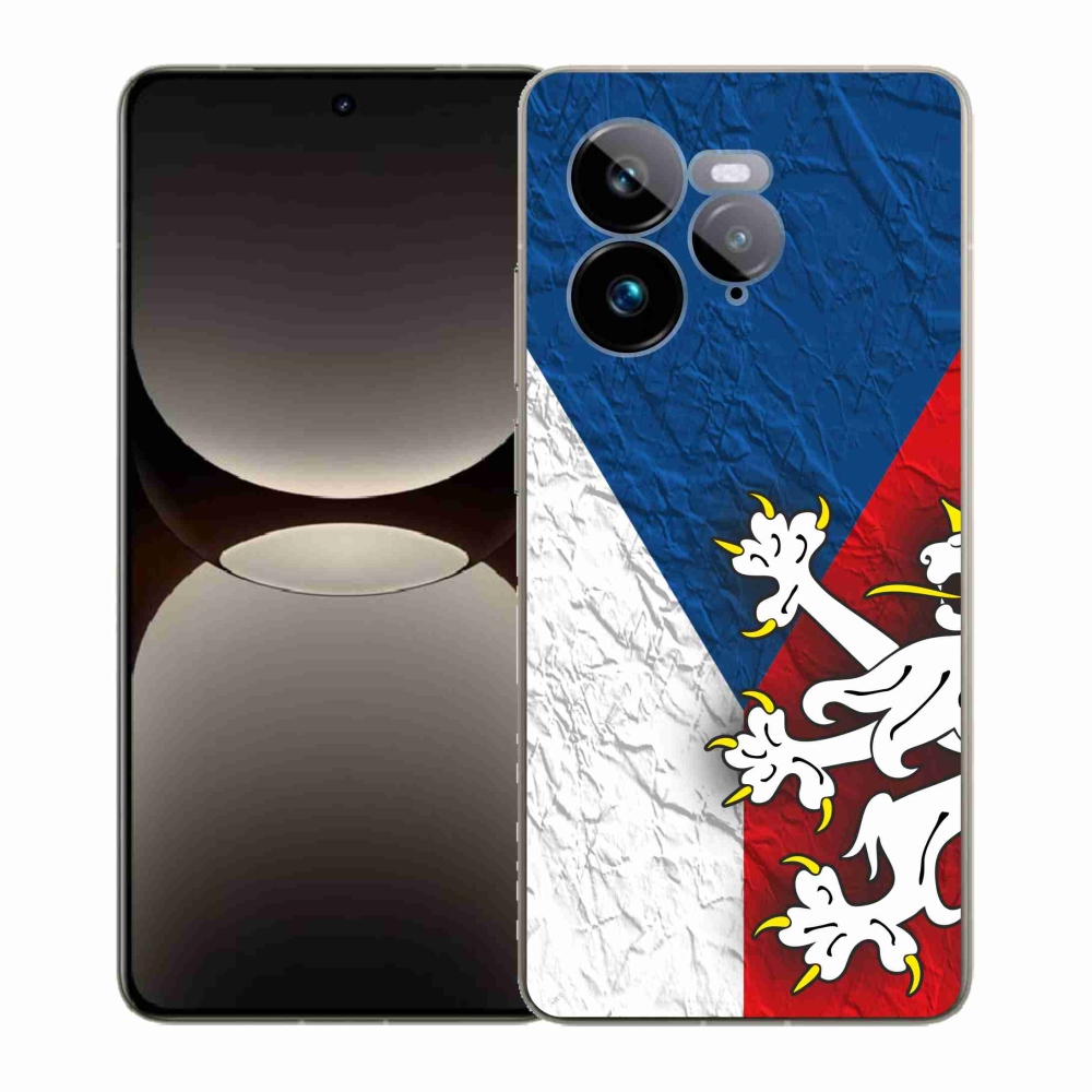 Gél borítás mmCase a Realme GT 7 Pro 5G számára - cseh zászló 1