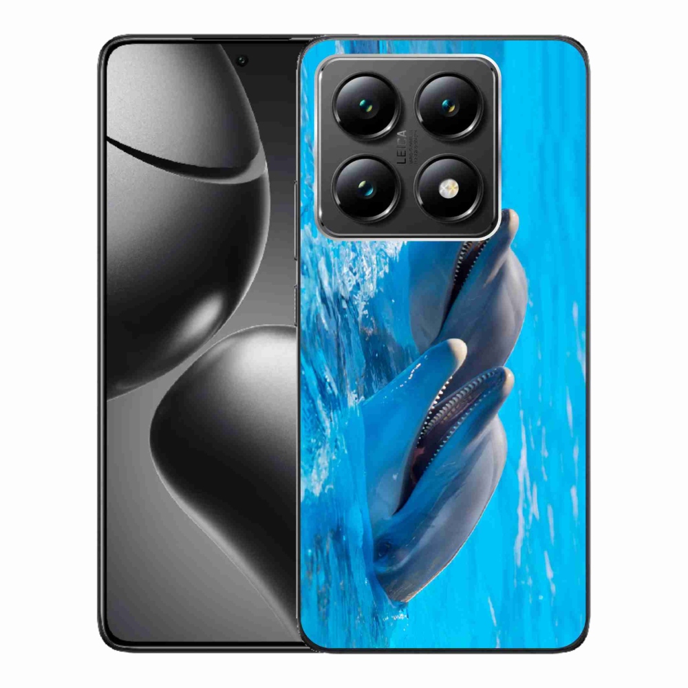 Gél borítás mmCase a Xiaomi 14T-hez - delfinek