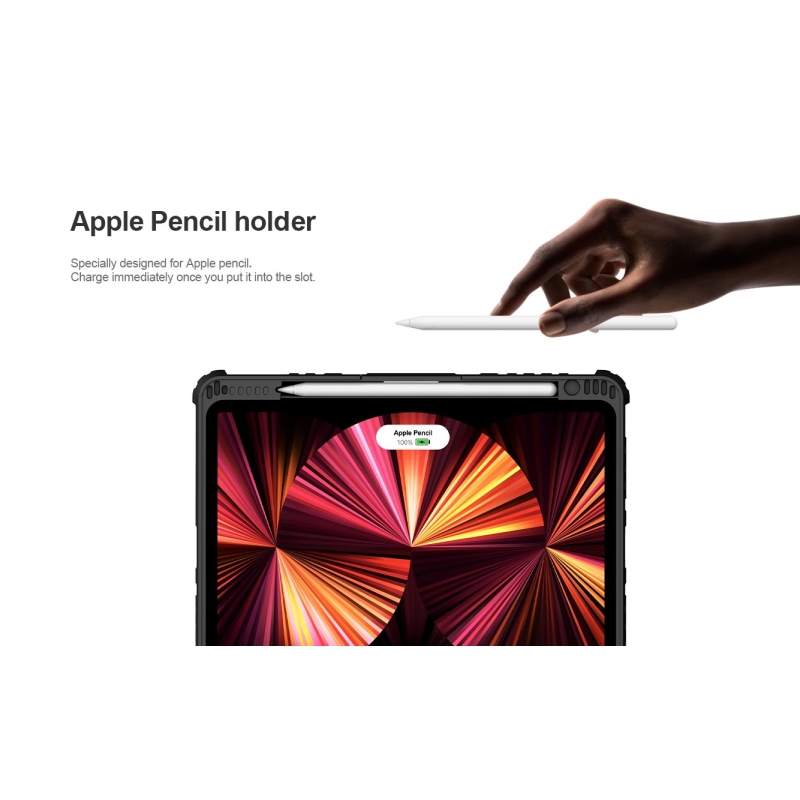Nillkin Bumper Combo billentyűzetes tok iPad Air 4/5/10,9 (2020/11, 2024/2025/2026) és Pro 11 (2020/2021/2022) modellekhez, fekete