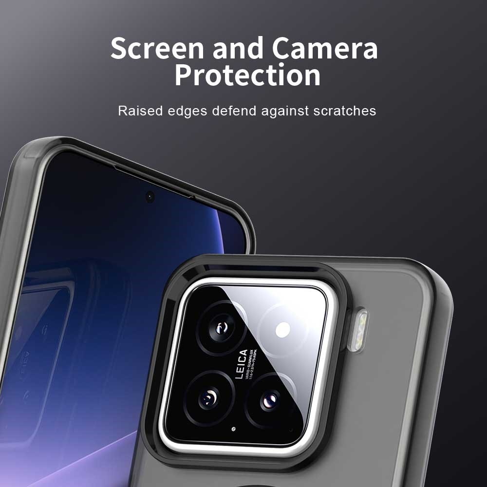 Candy zselés tok MagSafe-val a Xiaomi 15 Pro-n - fekete