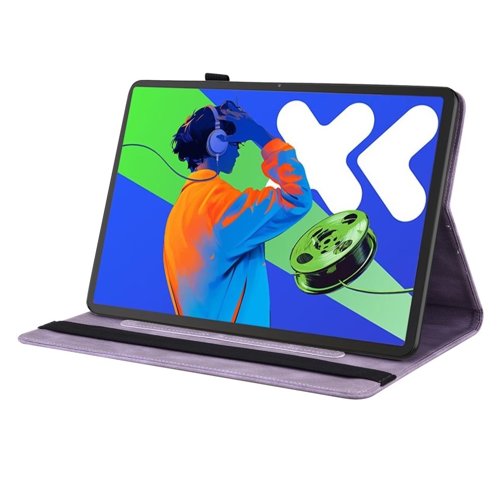 Pillangó táblagép tok Lenovo Idea Tab Pro 12.7 - lila